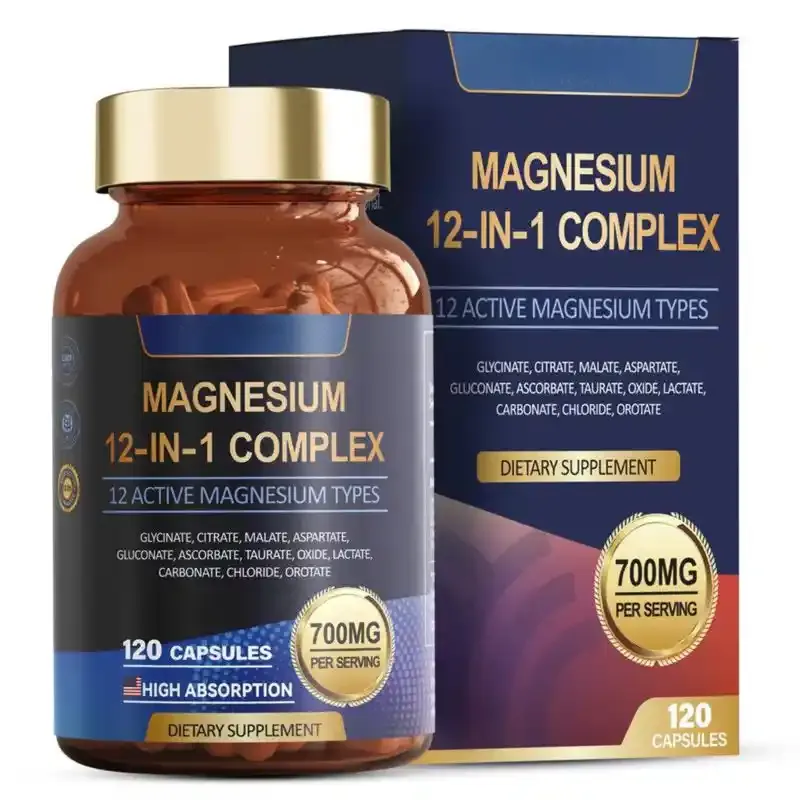 MagnéZen™ – Complexe Magnésium 12 en 1 | 120 Gélules